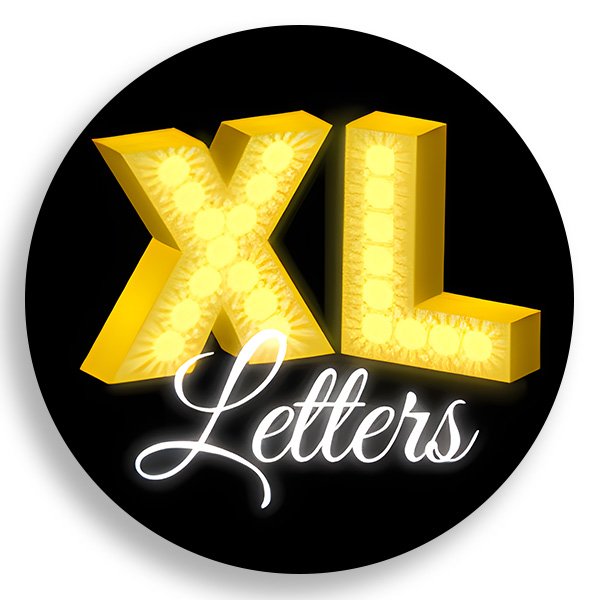 xl letter party planning works with WOWORK