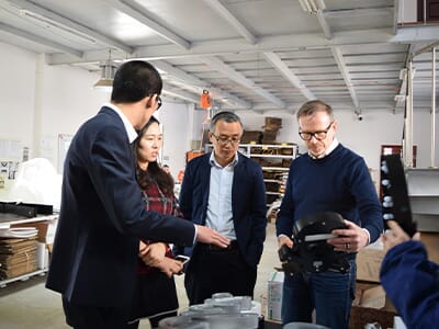 The client is coming to visit the factory in China